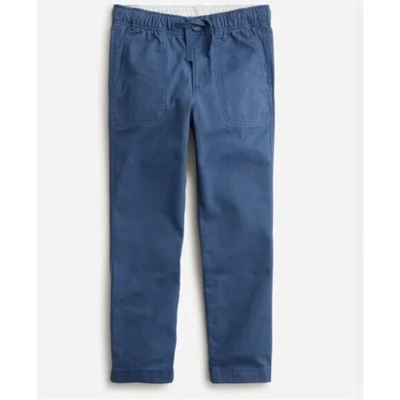J.Crew Crewcuts Boy's Chino Dock Pant in Union Blue Size 4 New with Tags - Picture 1 of 6
